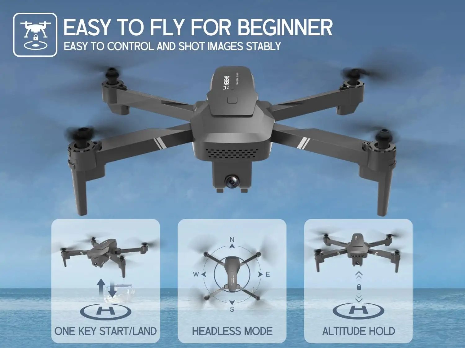 NEHEME NH760 Drones with 1080P HD Camera for Adults - 61ya7yvkb l._ac_sl1500_